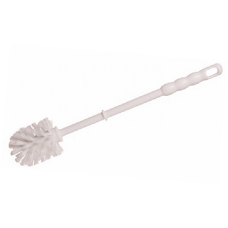 BROSSE WC FORME BOULE BLANCHE 67 MM